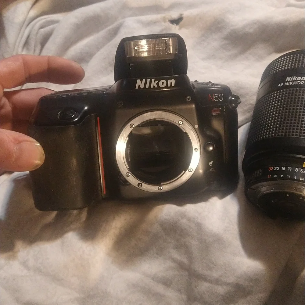 Nikon N50 with 2 Auto Focus Lenses